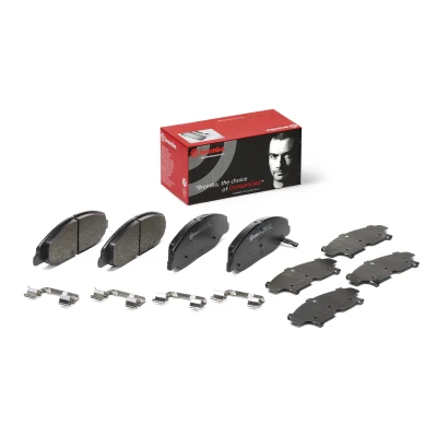 Bild av BREMBO P 09 016 Jeu de plaquettes frein avec indicateur d&#039;usure tôle anti bruit accessoires CADILLAC: CTS II Coupe