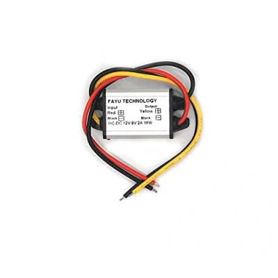 Bild av 1 st 12 V till 9 bilströmomvandlare DC bakåtmodul 2 A DC/DC Buck Convertermodul LED display strömförsörjning modul (12 A)