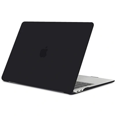 Bild av TECOOL Fodral för MacBook Air 13&quot; M1 2020 2019 2018 A2337 A2179 A1932 med Touch ID, matt skyddsfodral i tunn plast, svart