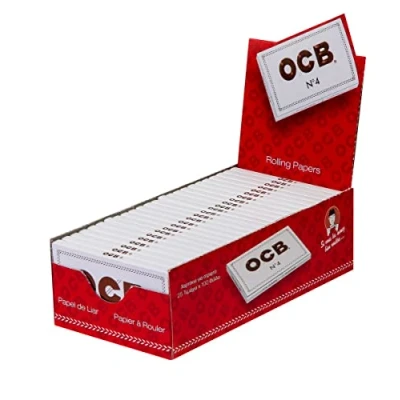 Bild av OCB 15432 kort N4, 25 häftklamrar med 100 blad, vit (36 x 69 mm)
