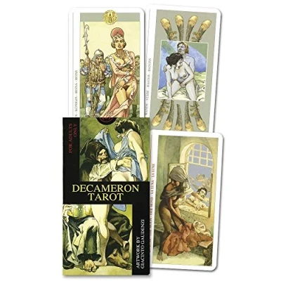 Bild av Decameron Tarot Deck: Boxed 78 Card Set [With Instruction Booklet]