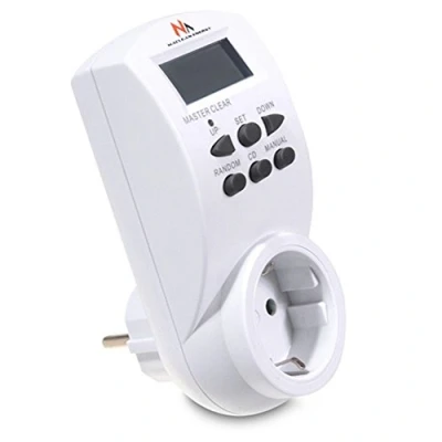 Bild av Maclean MCE05G digital timer uttag veckotimer 10 prog. 7 dagar 230 V 16 A