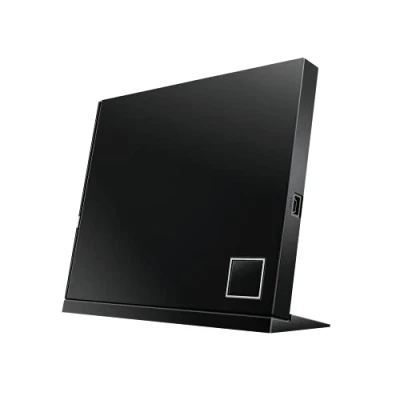 Bild av ASUS SBW 06D2X U Blu ray tunn brännare (M skivstöd, kompatibel med Windows 7/8/10/11 och Mac OS, 6 vägs läshastighet) svart