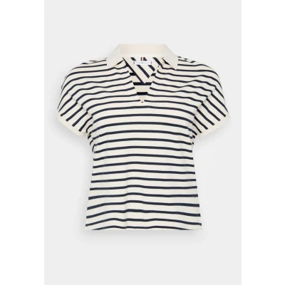 Bild av Tommy Hilfiger Curve Piké, Storlek: 48, Calico/dark night navy