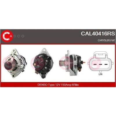 Bild av CASCO CAL30124AS Generator 12V 65A FIAT: Strada Pick up, Punto I Hatchback
