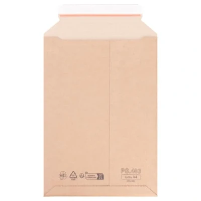 Bild av 50 kuvert för wellpapp 250 x 353 mm A4 kartongförsändelseväska kartong självhäftande