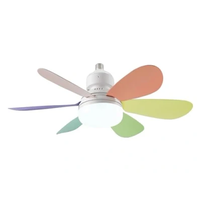 Bild av BEPER P206VEN610 Ceiling Fan, 40W, Lighting and Ventilation with Interchangeable Design, 2 Sets of Blades, 3 Speeds, Remote Control Energy saving Lamp