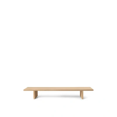 Bild av Ferm Living Kona Display Table Soffbord Natural Oak Veneer W140 x H20 D34 cm