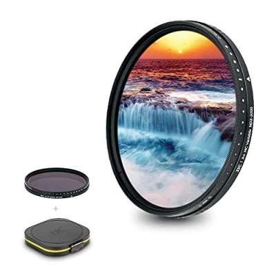 Bild av JJC Variabelt ND filter 72 mm ND2 ND2000, 1 11, neutral densitet fat, för Nikon Z 24 70 F4, Sony E PZ 18 105 F4 G, FE 50 F1.2, Sigma 1835 F1.8 DC objektiv