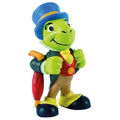 Bild av Bullyland 12397 â“ Spelfigur Grille Jiminy från Walt Disney Pinocchio, ca 5,2 cm, detaljtrogen, perfekt som tårtfigur och liten present till barn 3 år