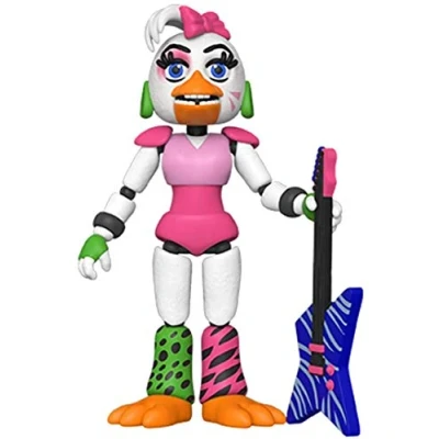 Bild av Funko Action Figure: Five Nights at Freddy&#039;s (FNAF) PizzaPlex Glamrock Chica The Chicken FNAF Pizza Simulator samlarobjekt presentidé officiella handelsvaror för pojkar och flickor