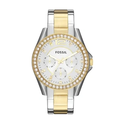 Bild av Fossil Riley Klocka silvercoloured/goldcoloured, Storlek: One Size, Silver coloured/gold coloured