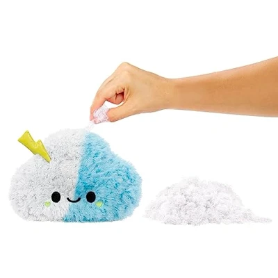 Bild av Fluffie Stuffiez Liten plysch samlarobjekt cloud överraskning avslöjande packa upp med ASMR Fidget DIY plockar på päls, ultramjuk perfekt för barn över 4+