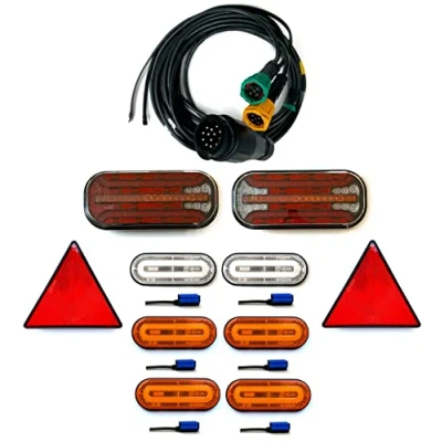 Bild av MelTruck® Släpvagnsbelysning SET LED bakljus 12 V 24 7,7 m 13 stift släpvagn