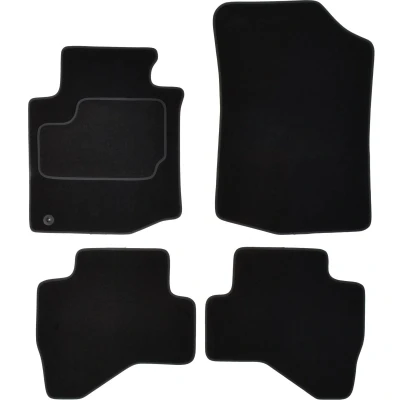 Bild av MAMMOOTH A041 PGT20 PRM 01 Ensemble de tapis sol Textile avant et arrière 4 noir PEUGEOT: 107 3/5 portes