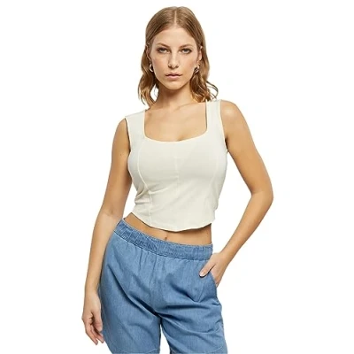 Bild av Urban Classics Short Corsage Linne, Storlek: XXL, Whitesand