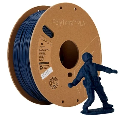 Bild av Polymaker PolyTerra PLA Arméblå — 1,75 mm 1 kg