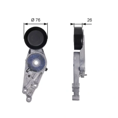 Bild av GATES FleetRunner Micro V Kit T38151 Poulie Tendeur AUDI: A4 B5 Berline, A6 C5 B6 VOLKSWAGEN: Passat GP Berline
