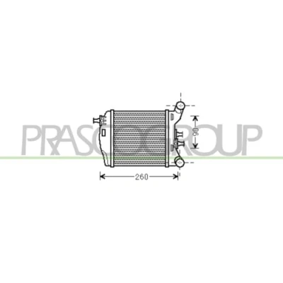Bild av PRASCO FT030N003 Intercooler ABARTH: 500 / 595 695 3/5 portes, 500C 595C 695C Cabriolet