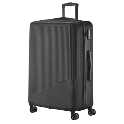 Bild av Travelite 4 hjuls resväska set 3 delar storlekar L/M/S, bagage serie Bali: ABS hårda skal trolleys, antracit, Trolley Größe L (77 cm), med hårt hjul