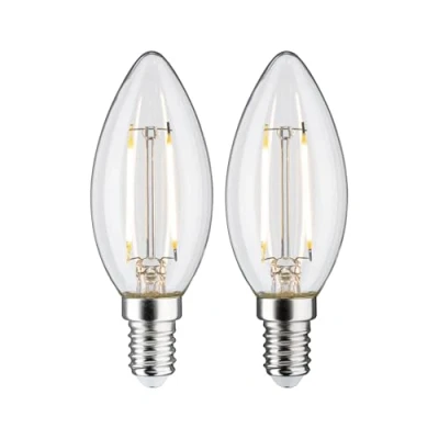 Bild av Paulmann LED ljus E14 2 700 K filament 2 pack