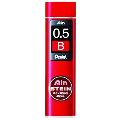 Bild av Pentel 0,5 mm en sten påfyllning bly B flerfärgad
