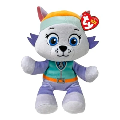 Bild av TY Paw Patrol Collection, Everest, alla valphjältar i diskettversionen, mjuk plyschleksak för samling, presentidé stora och små 20 cm T44015