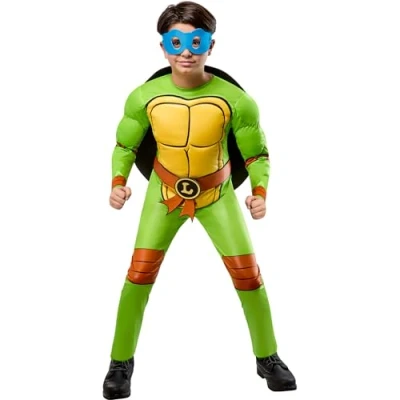 Bild av Rubies officiell Teenage Mutant Ninja Turtle 4 i 1 barnkostym, barn maskeradklänning, 7 8 år