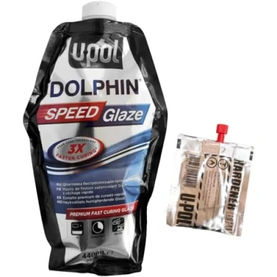 Bild av Dolphin Speed Glaze Blue självnivellerande finishkitt 440 ml UPOL