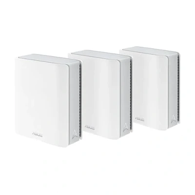 Bild av ASUS ZenWiFi BT10 3 pack 7 Mesh wifi system, Tri Band, 18 Gbps, 550m2(2PK), 10G dubbla portar, säkerhet och föräldrakontroll ingår, Smart Home Master SSIDs, 4G 5G Mobile Tethering