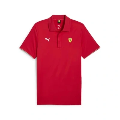 Bild av Puma Scuderia Ferrari RACE Cloudspun Piké, Storlek: XL, Rosso corsa