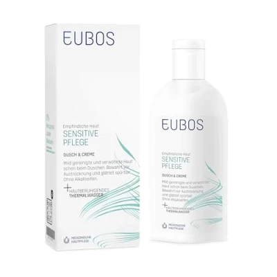 Bild av Eubos Sensitive dusch &amp; Cream tvättlotion 200 ml för tvätt och känslig torr hud