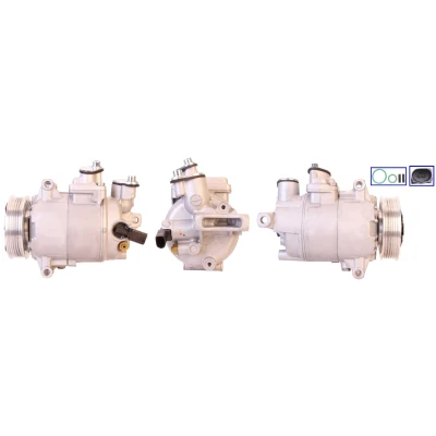 Bild av LUCAS ELECTRICAL ACP495 Compresseur De Climatisation PAG 46 avec joints AUDI: Q5, A4 B7 Berline, B8 CITROËN: Berlingo II Van