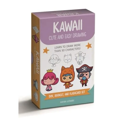 Bild av Kawaii Cute and Easy Drawing Deck: Learn to Draw More Than 50 Characters!