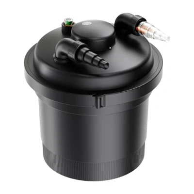 Bild av SunSun CPF 280 tryckdammfilter 9 000 l/h/11 W UVC enhet, dammtryckfilter för dammar upp till 8 liter, dammrenare, filtersystem