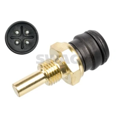Bild av SWAG 99 90 7015 Sonde De Température Liquide Refroidissement noir MERCEDES BENZ: W124 Berline, 190, Classe C Berline