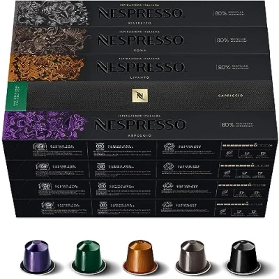 Bild av NESPRESSO kapslar 200 stora varianter paket INTENSO MIX