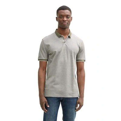 Bild av TOM Tailor Denim Piké Tree moss green, Storlek: XXL, green