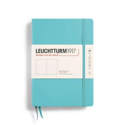 Bild av LEUCHTTURM1917 363390 anteckningsbok medium (A5), inbunden, 251 numrerade sidor akvamarin, enkel