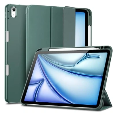 Bild av ESR Pennfodral, kompatibelt med iPad Air 5e/4e Generation 2022/2020, 10,9&quot; pennhållare, mjukt och flexibelt fodral, Rebound Series, Grön