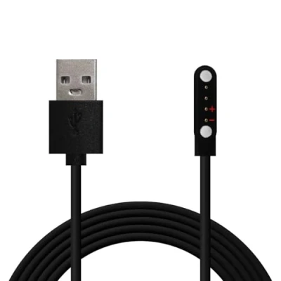 Bild av OcioDual USB laddningskabel för smart klocka universell modell 4 stift 9 mm magnetisk bas olika modeller av