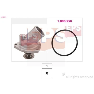Bild av EPS 1.880.196 Thermostat d&#039;eau 92 Made in Italy OE Equivalent OPEL: Calibra A, Astra F CC, Caravan