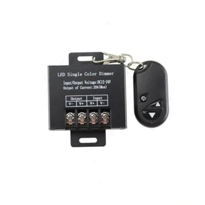 Bild av Taikuwu DC12V 24V 20A LED SMD metallisk dimmer trådlös fjärrkontroll strömbrytare