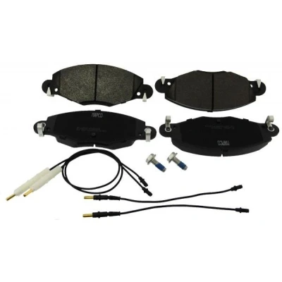 Bild av MAPCO 6566 Jeu de plaquettes frein Essieu avant contact signal d&#039;usure inclus avec tôle anti bruit CITROËN: C5 II 5 portes, I portes