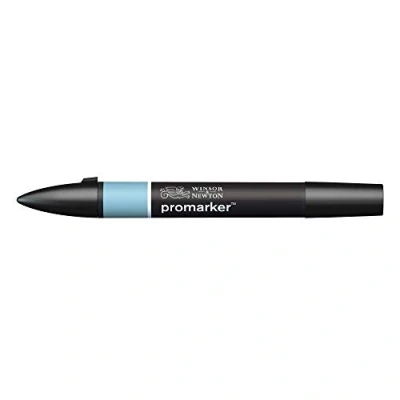 Bild av Winsor &amp; Newton &quot; ProMarker 0203352 professionell layoutmarkör 2 spetsar, fin och bred för ritningar, design layouter jeansblå