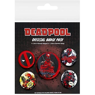 Bild av Pyramid International Deadpool Pack bricka, flerfärgad, 10 x 12,5 1,3 cm