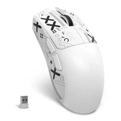 Bild av MAMBASNAKE X ATTACK SHARK X11SE Trådlös GamingmusUpp till 22000 DPI,PixArt PAW3311 Sensor,BT/2.4G/Kabelbunden,59g Lätt med Tejp,2000W Klick,40G Acceleration,Långt Batteri,Drivrutin,För Win/MacVit