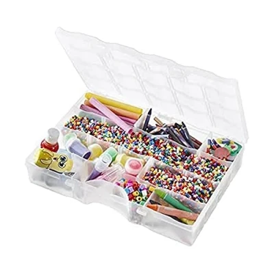 Bild av SmartStore Organizer Small Liten BPA Fri Förvaringslåda för Småsaker Stilren förvaring hemmet Genomskinlig Plast 25 x 16 4 cm