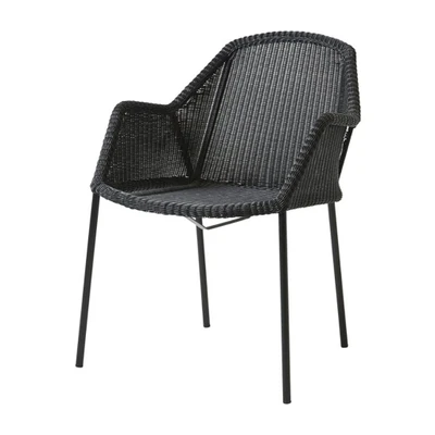 Bild av Cane line Breeze Chair 5464 LI/LS/LW Trädgårdsstol Black B: 60 x D: 62 H: 83 SH: 45 cm