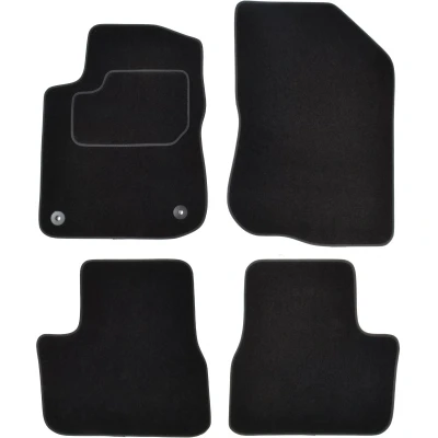 Bild av MAMMOOTH A041 PGT85 PRM 01 Ensemble de tapis sol Textile avant et arrière 4 noir PEUGEOT: 208 I 3/5 portes